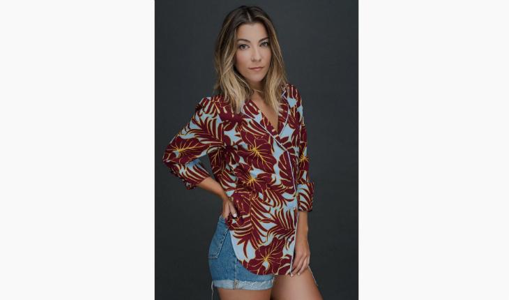 estilo pijama camisa estampa tropical instagram