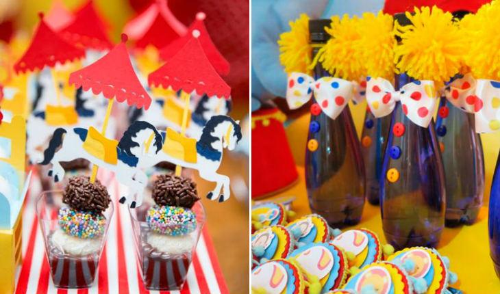 festas infantis tema circo decoração pinterest