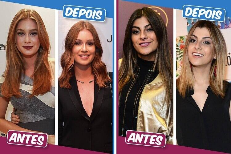 Marina Ruy Barbosa e Nah Cardoso são famosas que cortaram o cabelo em 2016
