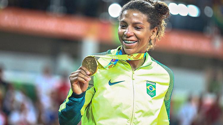 Rafaela Silva, vencedora da medalha de ouro no Judô nas Olimpíadas 2016