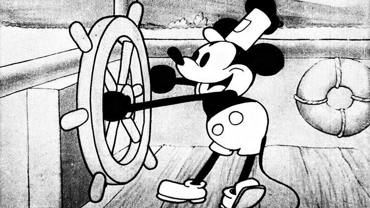 Mickey Mouse, Steamboat Willie, desenho, animação
