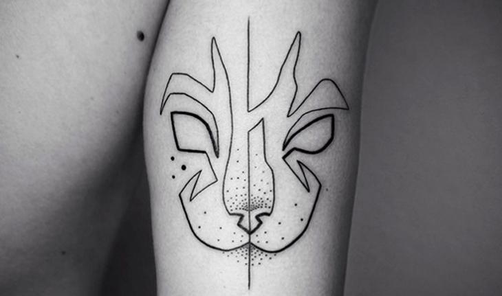 tatuagem de gato