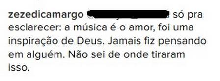 Zezé Di Camargo polêmica música É o Amor