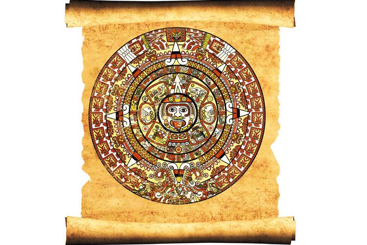uma roda do signo maia