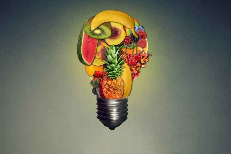 lampada frutas dieta