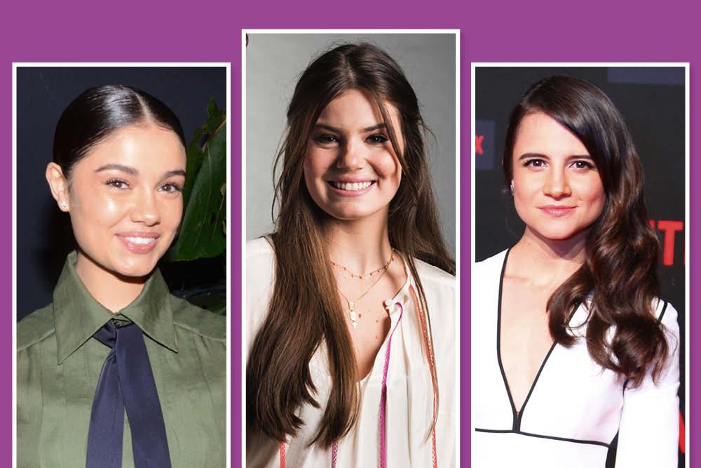 Sophie Charlotte, Camila Queiroz e Bianca Comparato com penteados ideais para rosto quadrado