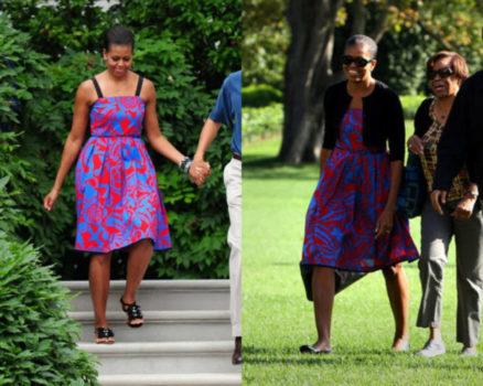 Famosas repetem look: Michelle Obama