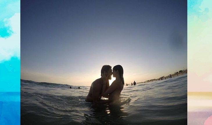 Como fazer boas fotos na praia: Agatha Moreira e namorado