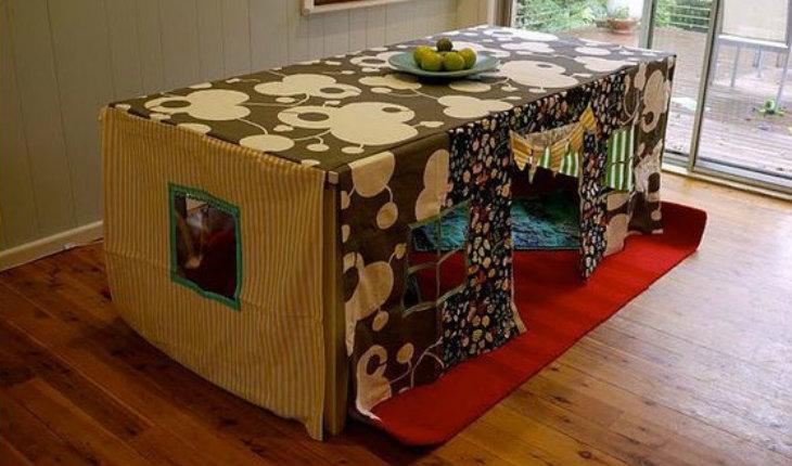 5 ideias para montar uma cabana para seus filhos em casa