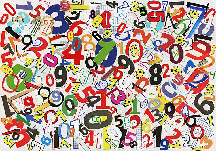 conjunto de números, símbolo da numerologia