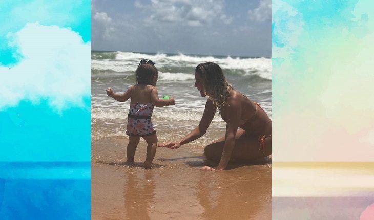 Como fazer boas fotos na praia: Deborah Secco e filha
