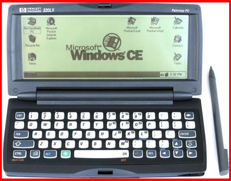 Era moda em 1997 Palmtop