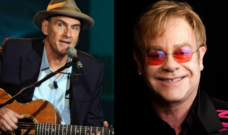 Shows internacionais no Brasil 2017 Elton John e James Taylor