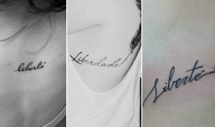 Seleção de fotos de Tatuagem liberdade