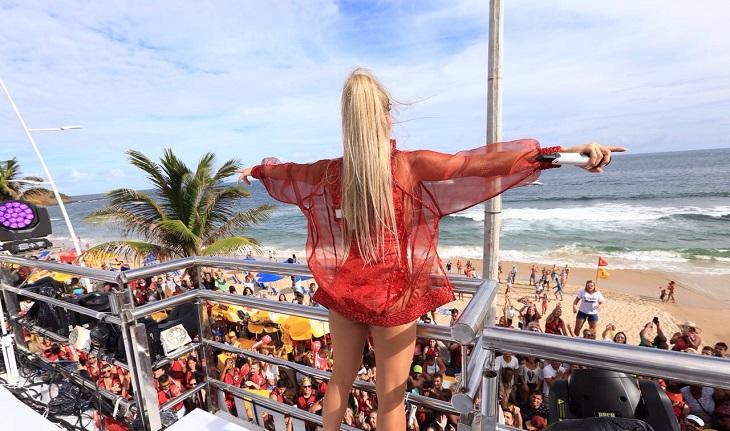 Claudia Leitte no Carnaval de Salvador. Foto: Sércio Freitas / Divulgação