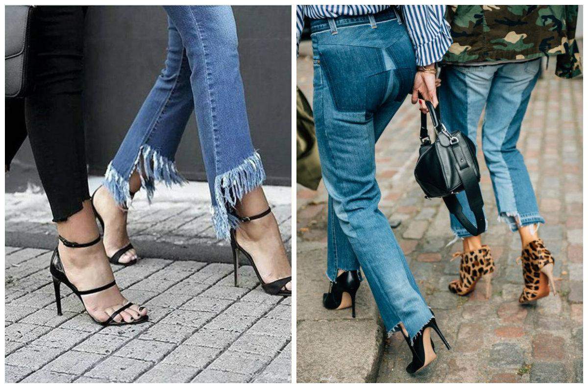 calça jeans: novidades da barra assimétrica