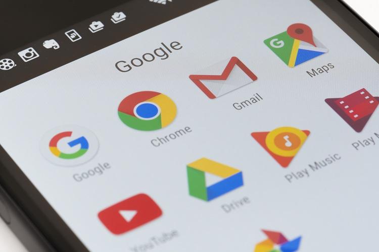 tela celular smartphone aplicativos google drive