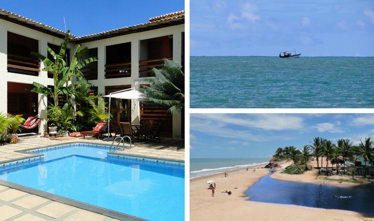 praias dunas e piscina de um hotel em Itaunas