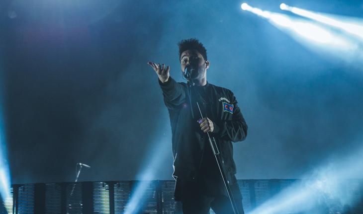 The Weeknd no palco onix