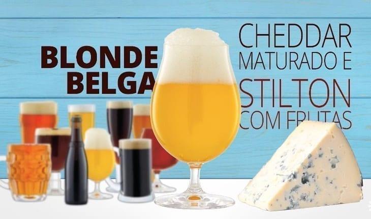 cerveja de blonde belga cerveja com queijo