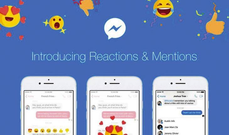 Facebook traz novas atualizações, reações e menções