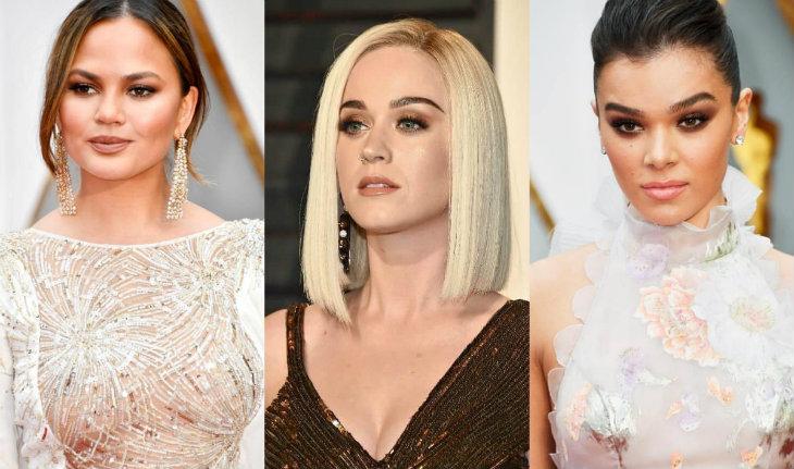 Maquiagens das famosas no Oscar
