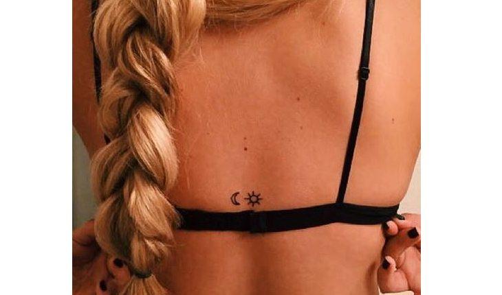 tatuagens femininas nas costas na região da escápula