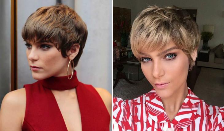 antes e depois dos cabelos das famosas em 2017 Isabella Santoni Instagram