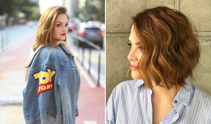 antes e depois dos cabelos das famosas em 2017 Karol Pinheiro Instagram