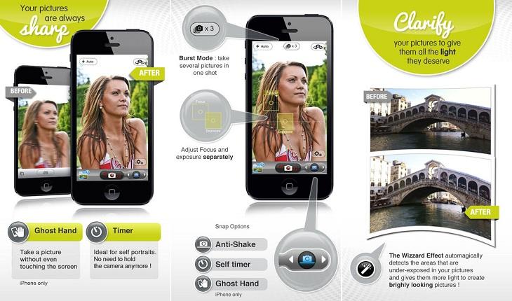 print de três telas de um smartphone com imagens do aplicativo piciteasy