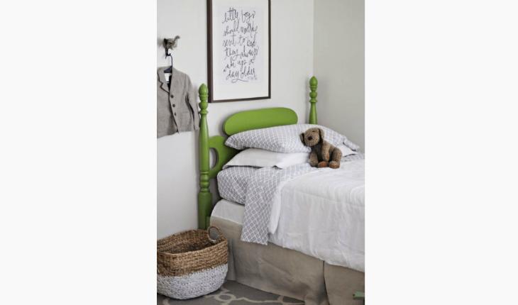 verde greenery na decoração cabeceira de cama quarto de criança pinterest