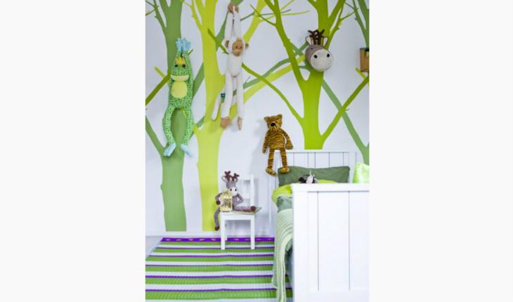 verde greenery na decoração quarto de criança pinterest