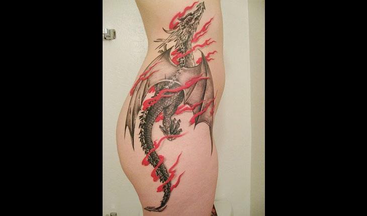 tatuagens orientais de dragões
