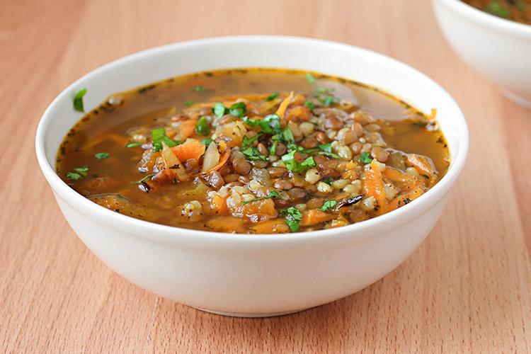 sopa de lentilha