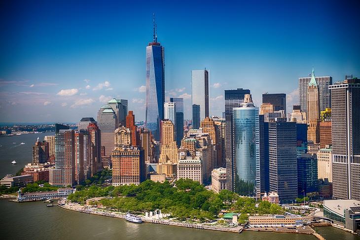 Imagem dos arranha-céus de Nova York