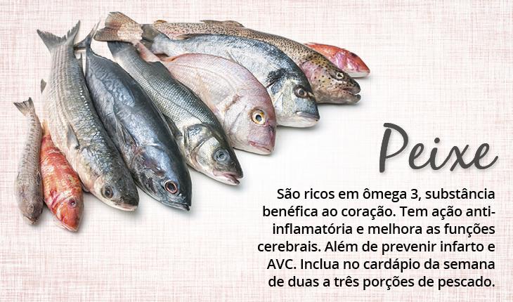 Fotomontagem com informações sobre peixe
