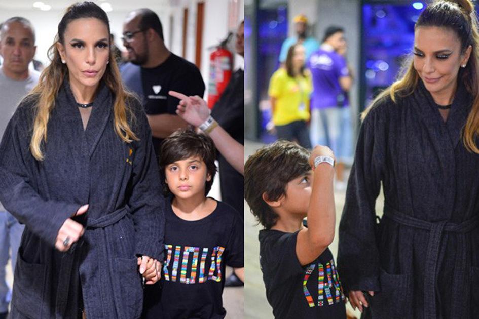 cantora Ivete sangalo e seu filho Marcelo - supermães famosas