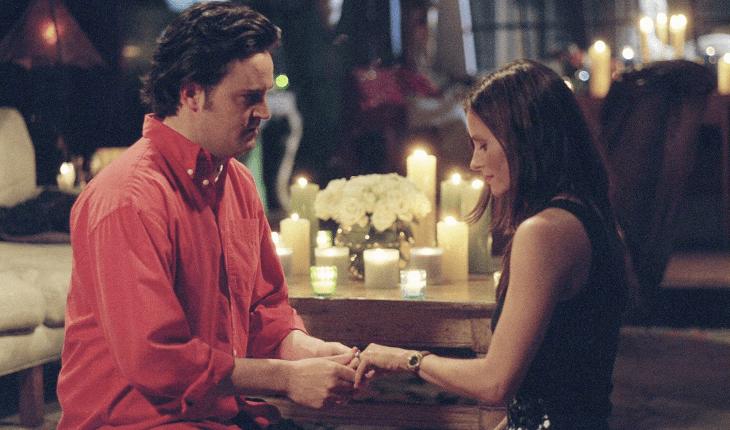 Monica e Chandler Friends melhores casais da ficção