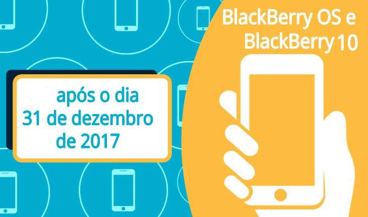BlackBerry OS e BlackBerry 10: após o dia 31 de dezembro de 2017