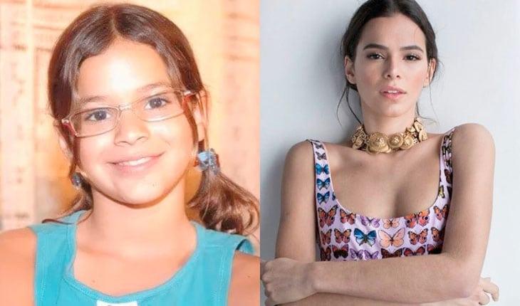 Antes e depois dos famosos