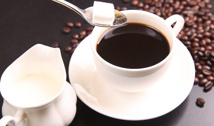 Apneia do sono; café na xícara