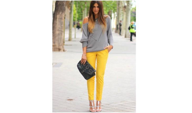 Looks cinza e amarelo: uma combinação alegre e estilosa