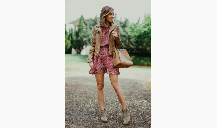 estilo da blogueira Luisa Accorsi vestido floral pinterest