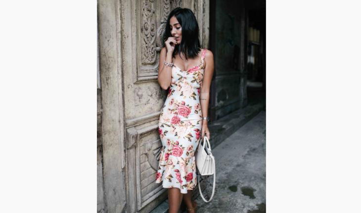 estilo da blogueira jade seba looks vestido floral com babados pinterest
