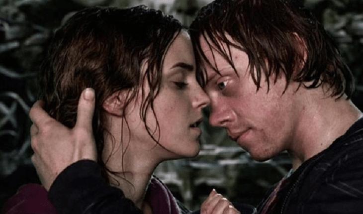 hermione e rony harry potter melhores casais da ficção