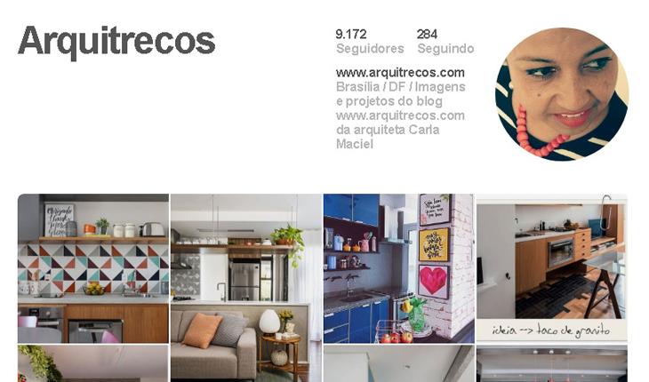 perfil do blog Arquitrecos no Pinterest