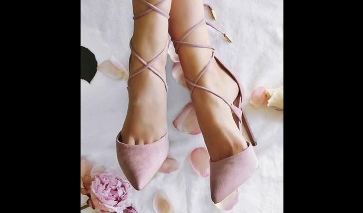 Sapato feminino rosa