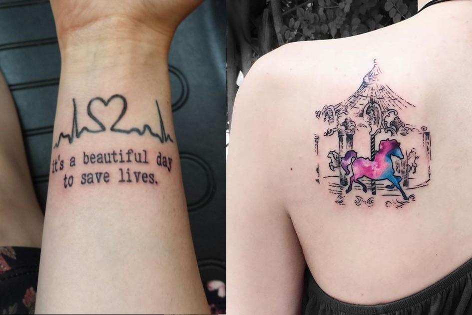 tatuagens inspiradas em Grey's Anatomy