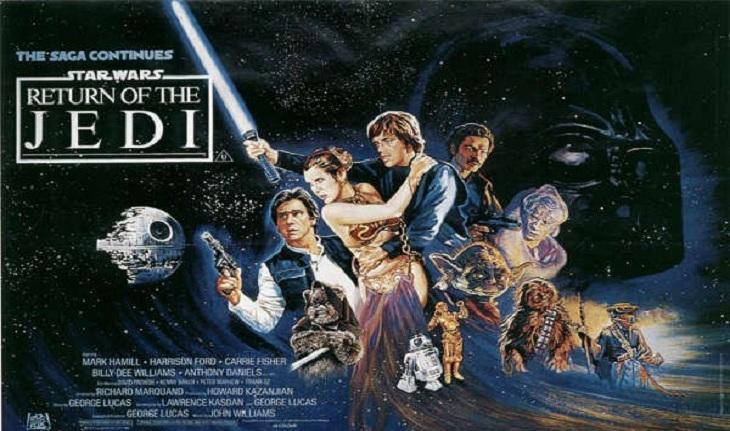 Star-Wars, poster do filme O Retorno-do-Jedi