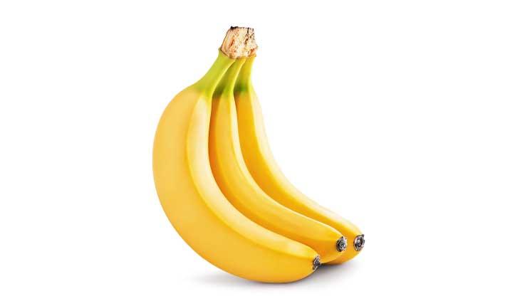 a banana é um dos alimentos aliados do sono. Foto de um cacho de banana.